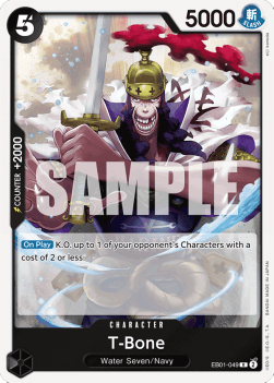 T-Bone (EB01-049) (V.1) - Memorial Collection (Rare) [EB01-049] - TCG Shoppen TCG Shoppen One Piece Single