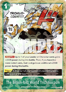 The Billion-fold World Trichiliocosm (OP06-038) (V.2) - The Best (Uncommon) [PRB01-OP06-038] - TCG Shoppen TCG Shoppen One Piece Single