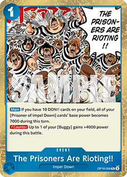 The Prisoners Are Rioting!! (OP16-058) - The Time of Battle (Rare) [OP16-058] - TCG Shoppen TCG Shoppen One Piece Single