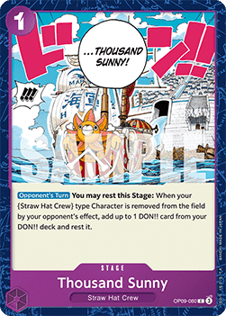 Thousand Sunny (OP09-080) - Emperors in the New World (Common) [OP09-080] - TCG Shoppen TCG Shoppen One Piece Single