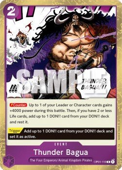 Thunder Bagua (OP01 - 119) - Romance Dawn (Rare) [OP01 - 119] - TCG Shoppen TCG Shoppen One Piece Single