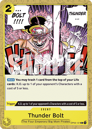 Thunder Bolt (OP03 - 121) (V.1) - The Best (Common) [PRB01 - OP03 - 121] - TCG Shoppen TCG Shoppen One Piece Single