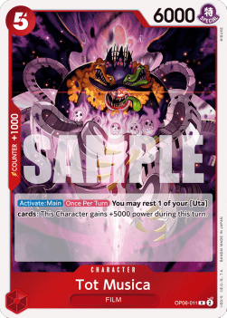 Tot Musica (OP06-011) - Wings of the Captain (Rare) [OP06-011] - TCG Shoppen TCG Shoppen One Piece Single