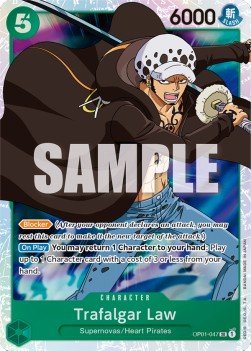 Trafalgar Law (OP01 - 047) (V.1) - Romance Dawn (Super Rare) [OP01 - 047] - TCG Shoppen TCG Shoppen One Piece Single