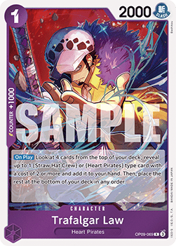 Trafalgar Law (OP09-069) (V.1) - Emperors in the New World (Rare) [OP09-069] - TCG Shoppen TCG Shoppen One Piece Single