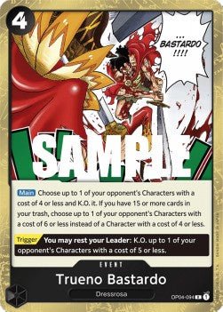 Trueno Bastardo (OP04-094) - Kingdoms of Intrigue (Rare) [OP04-094] - TCG Shoppen TCG Shoppen One Piece Single