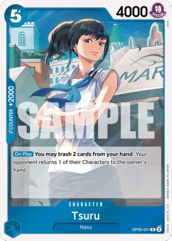 Tsuru (OP06-051) - Wings of the Captain (Rare) [OP06-051] - TCG Shoppen TCG Shoppen One Piece Single