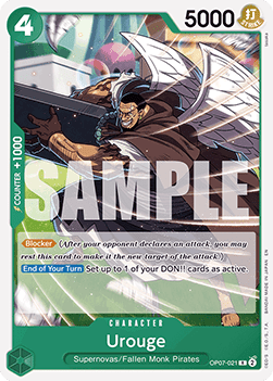 Urouge (OP07-021) - Starter Deck: Green Jewelry Bonney (Rare) [ST-24-OP07-021] - TCG Shoppen TCG Shoppen One Piece Single