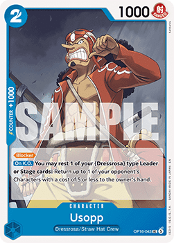 Usopp (OP16-043) - The Time of Battle (Uncommon) [OP16-043] - TCG Shoppen TCG Shoppen One Piece Single