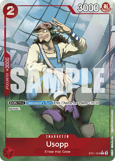 Usopp (ST21-002) (V.2) - Starter Deck: EX Gear 5 (Alternate Art) [ST-21-002] - TCG Shoppen TCG Shoppen One Piece Single