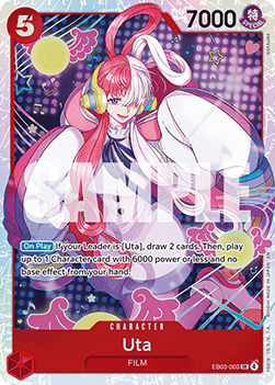 Uta (EB03-003) (V.1) - Heroines Edition (Super Rare) [EB03-003] - TCG Shoppen TCG Shoppen One Piece Single