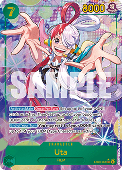 Uta (EB03-061) (V.2) - Heroines Edition (Alternate Art) [EB03-061] - TCG Shoppen TCG Shoppen One Piece Single