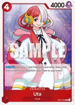 Uta (OP01 - 005) - Romance Dawn (Rare) [OP01 - 005] - TCG Shoppen TCG Shoppen One Piece Single