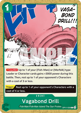 Vagabond Drill (OP11-039) - A Fist of Divine Speed (Common) [OP11-039] - TCG Shoppen TCG Shoppen One Piece Single
