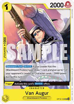 Van Augur (OP16-103) - The Time of Battle (Uncommon) [OP16-103] - TCG Shoppen TCG Shoppen One Piece Single