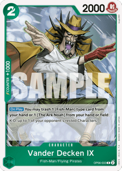 Vander Decken IX (OP06-033) - Wings of the Captain (Rare) [OP06-033] - TCG Shoppen TCG Shoppen One Piece Single