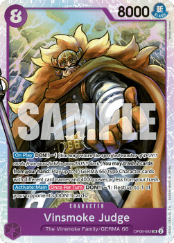 Vinsmoke Judge (OP06-062) (V.1) - Wings of the Captain (Super Rare) [OP06-062] - TCG Shoppen TCG Shoppen One Piece Single