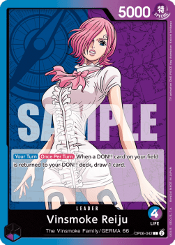 Vinsmoke Reiju (OP06-042) (V.1) - Wings of the Captain (Leader) [OP06-042] - TCG Shoppen TCG Shoppen One Piece Single