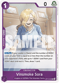 Vinsmoke Sora (OP12 - 062) - Legacy of the Master (Rare) [OP12 - 062] - TCG Shoppen TCG Shoppen One Piece Single