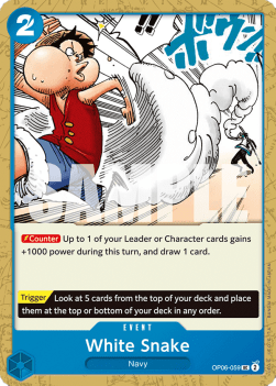 White Snake (OP06-059) - Wings of the Captain (Uncommon) [OP06-059] - TCG Shoppen TCG Shoppen One Piece Single