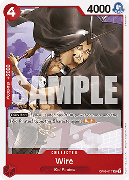 Wire (OP09-017) - Emperors in the New World (Uncommon) [OP09-017] - TCG Shoppen TCG Shoppen One Piece Single