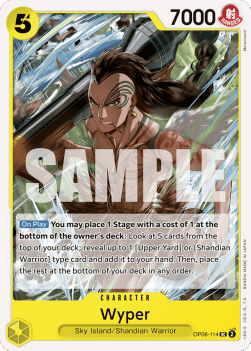 Wyper (OP06-114) - Wings of the Captain (Uncommon) [OP06-114] - TCG Shoppen TCG Shoppen One Piece Single