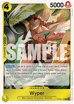 Wyper (OP08-110) (V.1) - Two Legends (Rare) [OP08-110] - TCG Shoppen TCG Shoppen One Piece Single