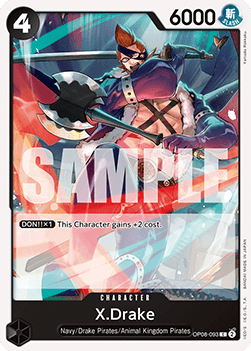X.Drake (OP08-093) - Two Legends (Common) [OP08-093] - TCG Shoppen TCG Shoppen One Piece Single