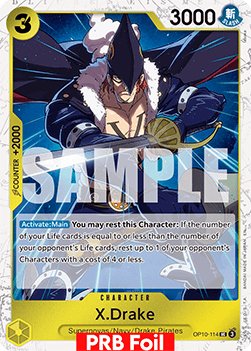 X.Drake (OP10-114) (V.2) - The Best Vol.2 (Uncommon) [PRB02-OP10-114] - TCG Shoppen TCG Shoppen One Piece Single